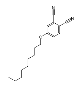 4-nonoxybenzene-1,2-dicarbonitrile结构式