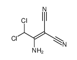 2-(1-amino-2,2-dichloroethylidene)propanedinitrile Structure