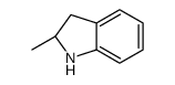 (2S)-2-甲基-2,3-二氢-1H-吲哚结构式