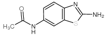 N-(2-氨基苯并噻唑-6-基)-乙酰胺结构式