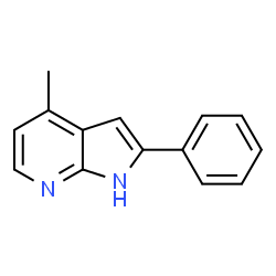 4-Methyl-2-phenyl-1H-pyrrolo[2,3-b]pyridine Structure