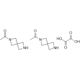 1-(2,6-二氮杂螺[3.3]庚烷-2-基)乙酮半(草酸盐)结构式