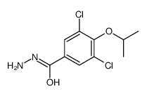 3,5-dichloro-4-propan-2-yloxybenzohydrazide结构式