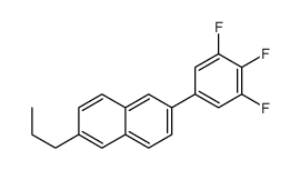 2-propyl-6-(3,4,5-trifluorophenyl)naphthalene Structure