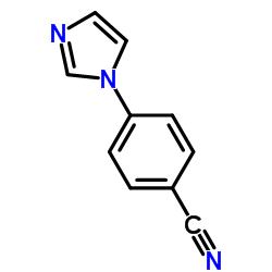 4-(咪唑-1-基)苯腈结构式