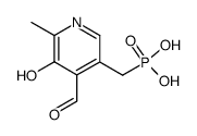 Phosphonic acid, ((4-formyl-5-hydroxy-6-methyl-3-pyridinyl)methyl)-结构式