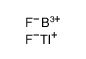 boron(+3) cation, thallium(+1) cation, tetrafluoride结构式