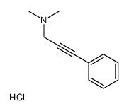 N,N-Dimethyl-3-phenyl-2-propyn-1-amine hydrochloride结构式