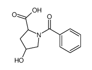 N-BENZOYL-4-HYDROXYPROLINE structure