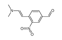 trans-4-(β-dimethylaminovinyl)-3-nitrobenzaldehyde结构式