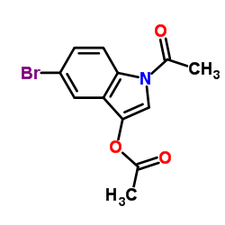 5-溴羟基吲哚二乙酸酯结构式