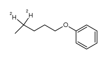 1-Phenoxy-[4,4-D2]pentan结构式