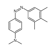 N,N-Dimethyl-4-[(3,4,5-trimethylphenyl)azo]benzenamine结构式