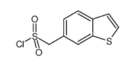 benzo[b]thiophene-6-methanesulfonyl chloride Structure