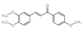 Chalcone, 3,4,4-trimethoxy- Structure