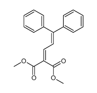 dimethyl 2-(3,3-diphenylprop-2-enylidene)propanedioate结构式