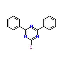 2-氯-4,6-二苯基-1,3,5-三嗪结构式