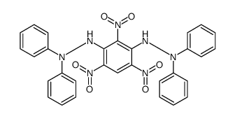 2-[3-(2,2-diphenylhydrazinyl)-2,4,6-trinitrophenyl]-1,1-diphenylhydrazine结构式
