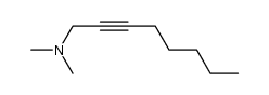 N,N-dimethyloct-2-yn-1-amine结构式