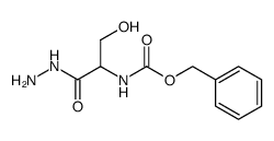 N-benzyloxycarbonyl-DL-serine hydrazide结构式