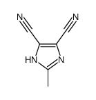 2-甲基-1H-咪唑-4,5-二甲腈结构式