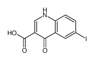 4-Hydroxy-6-iodo-3-quinolinecarboxylic acid Structure