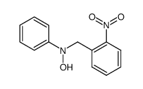 N-(2-nitro-benzyl)-N-phenyl-hydroxylamine结构式