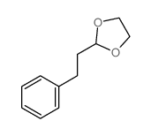 3-Phenylpropionaldehyde, ethylene acetal结构式