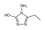 4-amino-3-ethyl-1H-1,2,4-triazol-5-one结构式