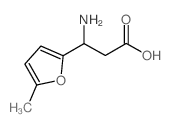 3-氨基-3-(5-甲基-2-呋喃基)丙酸结构式