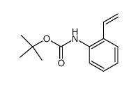 (2-vinylphenyl)carbamic acid tert-butyl ester Structure