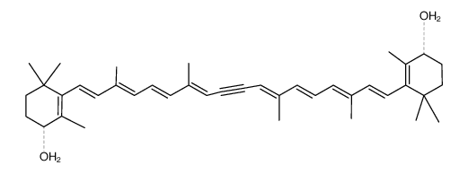 15,15'-didehydro-β,β-carotene-4,4'-diol Structure