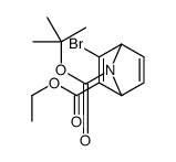 7-TERT-BUTYL 2-ETHYL 3-BROMO-7-AZABICYCLO[2.2.1]HEPTA-2,5-DIENE-2,7-DICARBOXYLATE结构式
