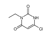 6-chloro-3-ethylpyrimidine-2,4(1H,3H)-dione结构式