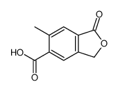6-methyl-1-oxo-3H-2-benzofuran-5-carboxylic acid Structure