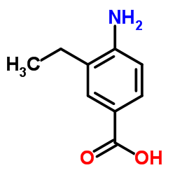 4-氨基-3-乙基苯甲酸结构式