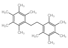 1,2,3,4,5-pentamethyl-6-[2-(2,3,4,5,6-pentamethylphenyl)ethyl]benzene结构式