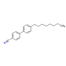 4-cyano-4'-octylbiphenyl Structure