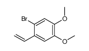 1-bromo-2-ethenyl-4,5-dimethoxybenzene结构式