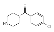(4-氯苯基)(哌嗪-1-基)甲酮结构式