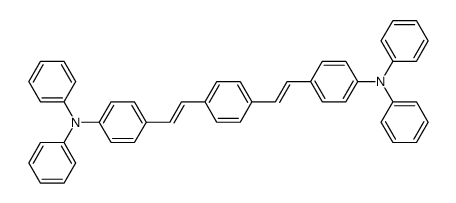 1,4-双[4-(N,N-二苯氨基)苯乙烯基]苯结构式