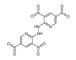 N,N'-bis-(3,5-dinitro-[2]pyridyl)-hydrazine Structure