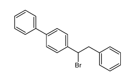 4-(1-bromo-2-phenylethyl)-1,1'-biphenyl Structure