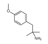 1-(4-甲氧基苯基)-2-甲基丙烷-2-胺结构式