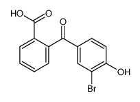 2-(3-bromo-4-hydroxybenzoyl)benzoic acid Structure
