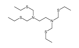 N,N,N',N'-Tetra(ethylthiomethyl)ethylenediamine结构式