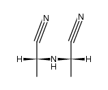 meso-bis-(1-cyano-ethyl)-amine结构式