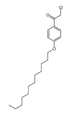 2-chloro-1-(4-dodecoxyphenyl)ethanone结构式