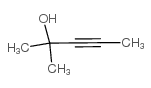 2-METHYL-3-PENTYN-2-OL Structure