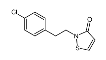 2-[2-(4-chlorophenyl)ethyl]-1,2-thiazol-3-one结构式